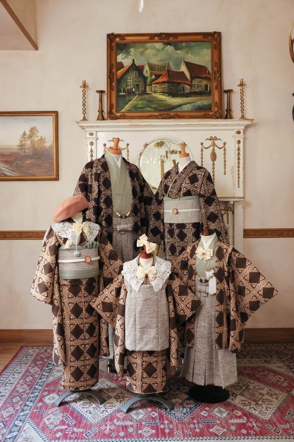 【現品】ダイヤレースファミリー　パパ着物セット RC7100-A 【Lサイズ】 - 画像 (6)