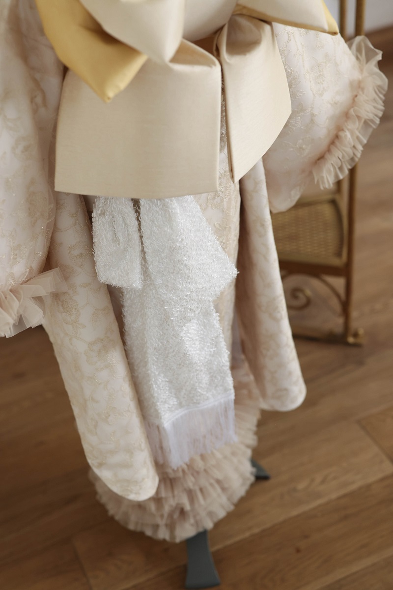 【現品】フェアリーレース 7歳きもの RC730-A【ﾍﾞｰｼﾞｭｺﾞｰﾙﾄﾞ】 - 画像 (10)