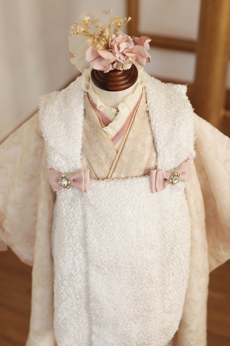 【現品】フェアリーレース3歳被布セット RC732-A【ベージュゴールド】 - 画像 (4)