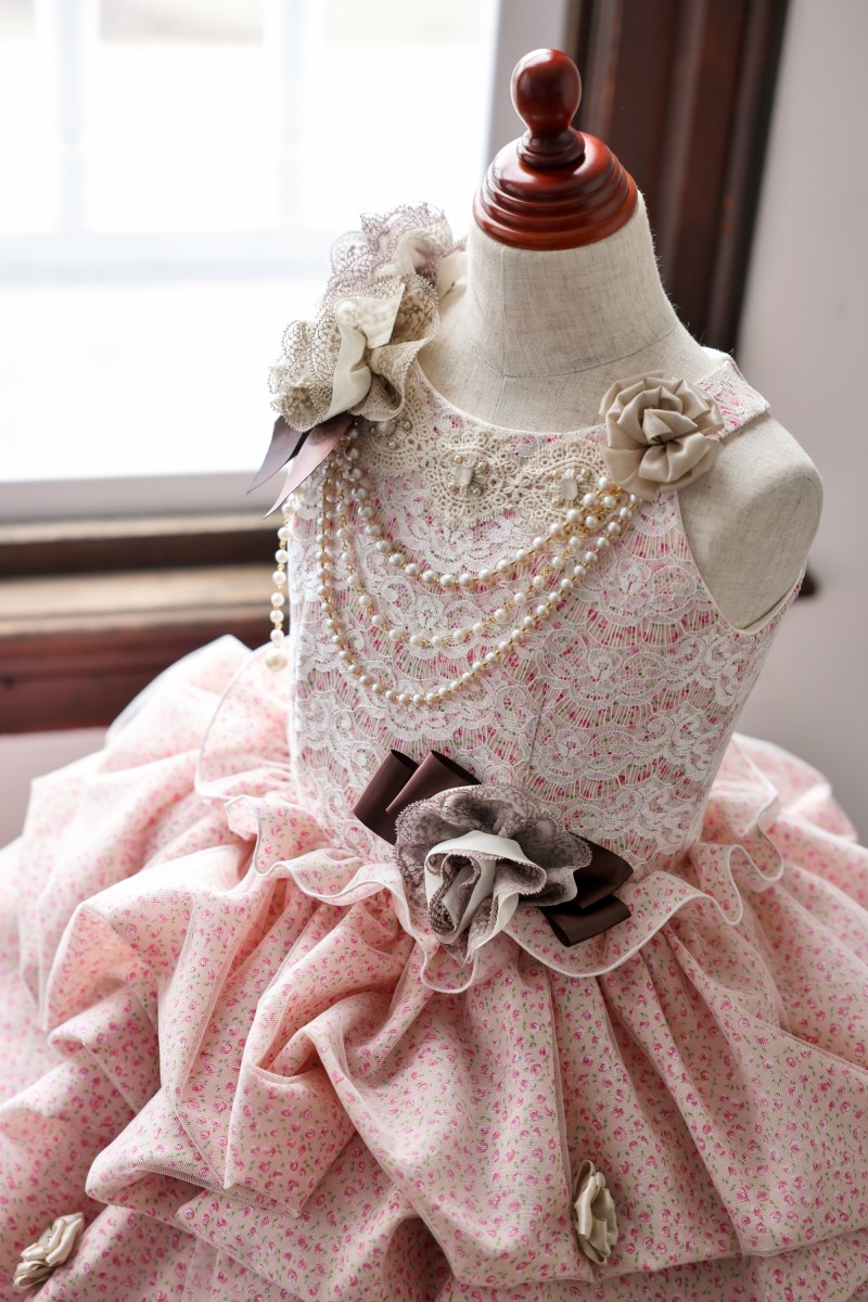 ロングドレスR-048 ピンク - 画像 (3)