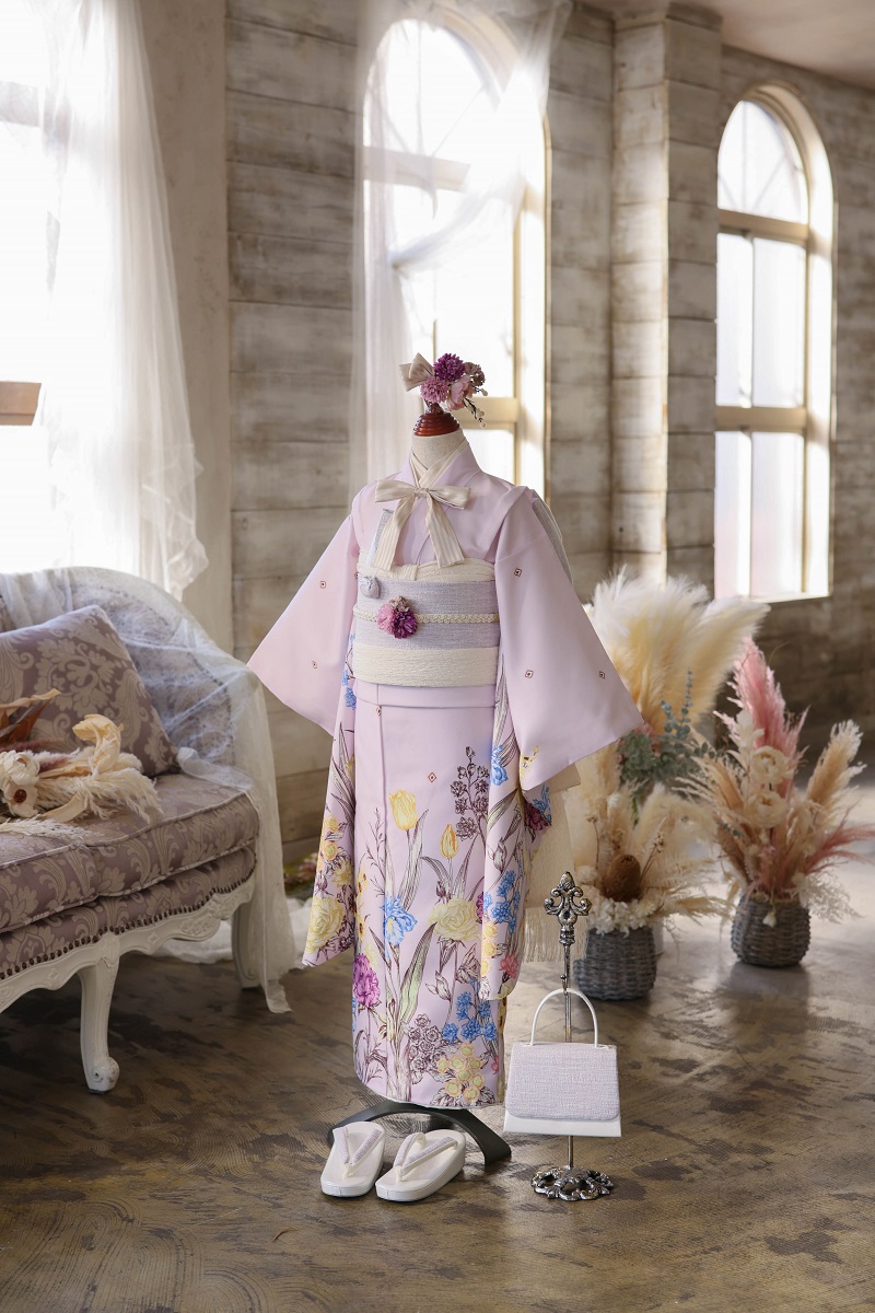 【現品】アンティークガーデン7歳きもの RC720-B　【ﾗﾍﾞﾝﾀﾞｰ】