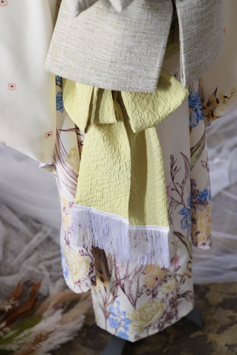 【現品】アンティークガーデン7歳きもの RC720-A　【ｸﾘｰﾑ】 - 画像 (8)