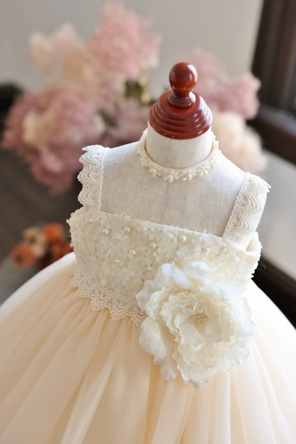 ロングドレスR-043 アイボリー - 画像 (2)