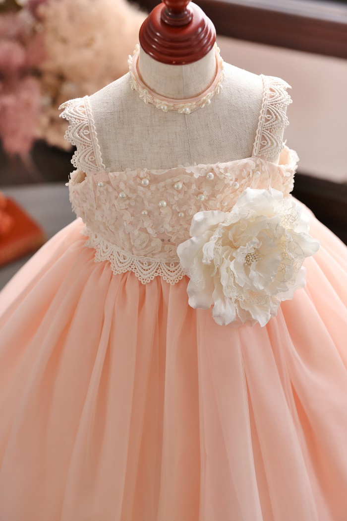 ロングドレスR-043　ピンク - 画像 (2)