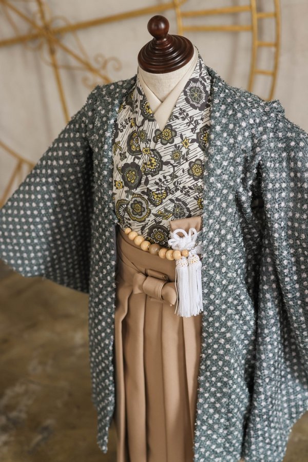 ラフィネココ×花わらべ　ジュニア男児セット2025　10歳/ 13歳/ 【E：ｵﾘｰﾌﾞ (ﾌﾞﾙｰｸﾞﾘｰﾝ)】 - 画像 (3)