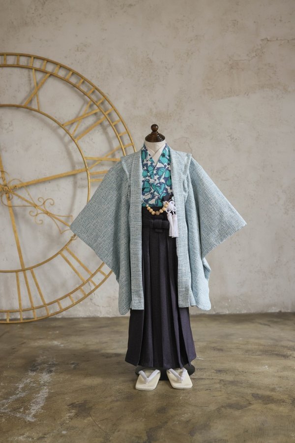 ラフィネココ×花わらべ　ジュニア男児セット2025　10歳/ 13歳/ 【B：ﾌﾞﾙｰ】