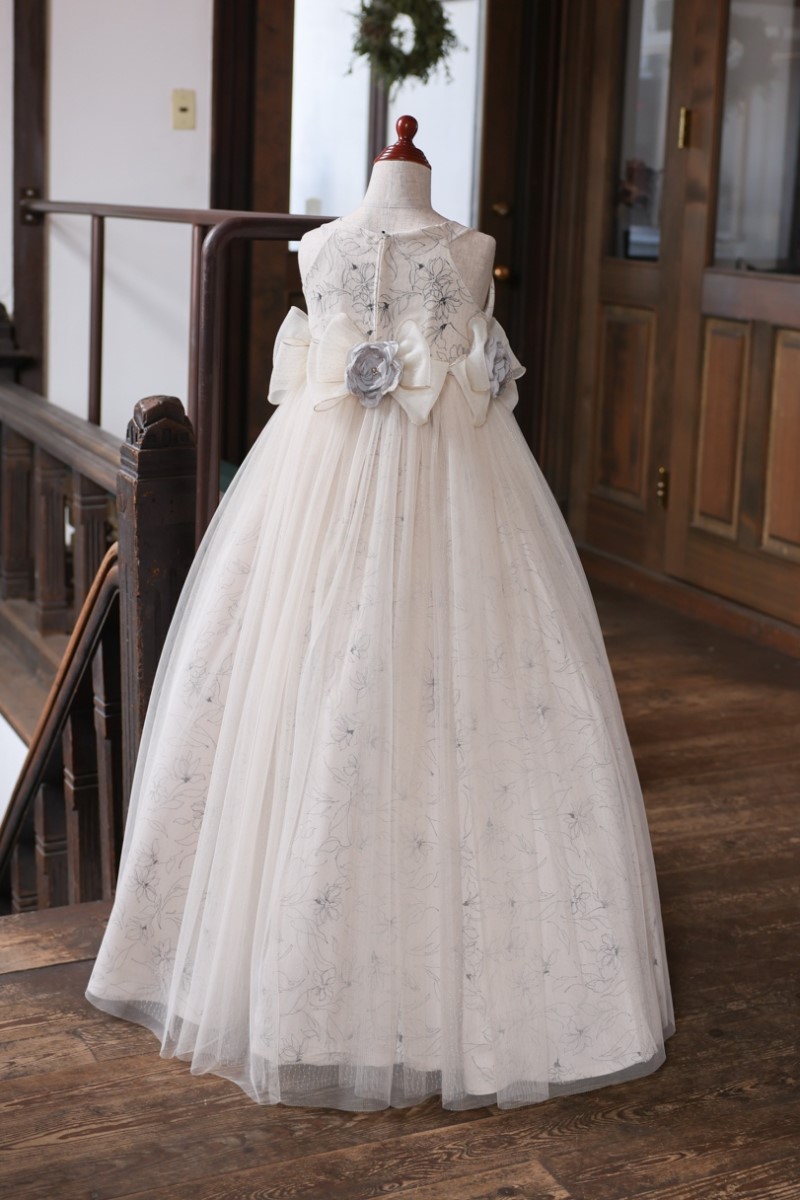 ロングドレスR-086 アイボリー - 画像 (6)