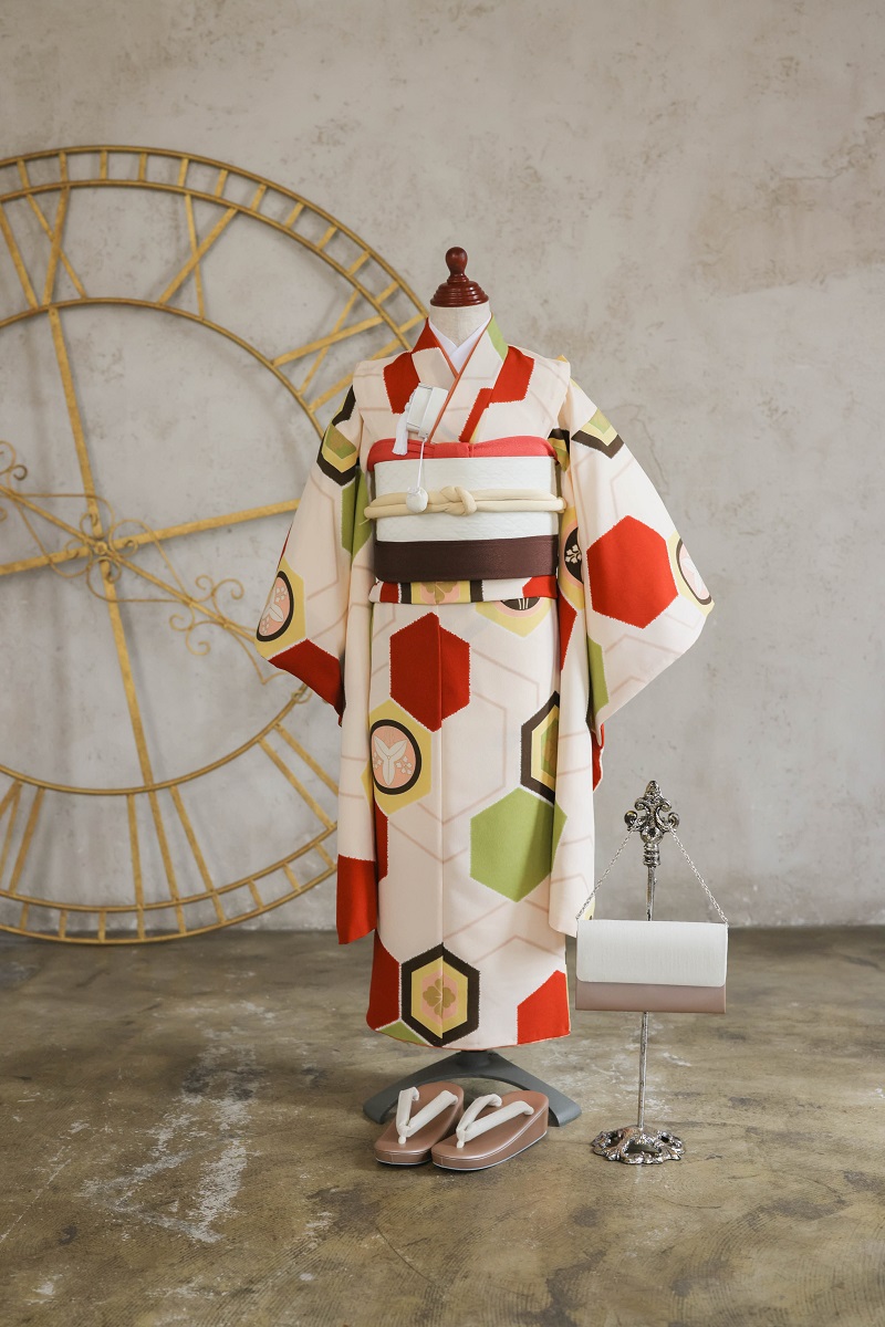 【現品】ゆめかんざし 7歳きもの  RC780-A　