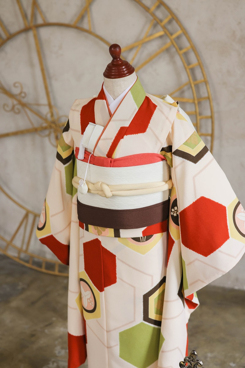 【現品】ゆめかんざし 7歳きもの  RC780-A　 - 画像 (3)