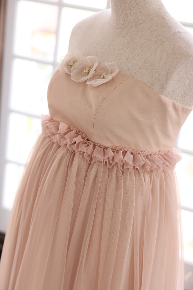 マタニティードレス R-2012　モカ - 画像 (5)