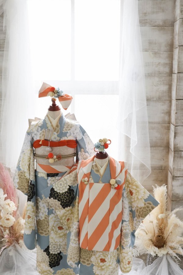 ネオ・トラッドファミリー 7歳きもの RC700-B　【ｱｲｽｸﾞﾚｰ】 - 画像 (4)