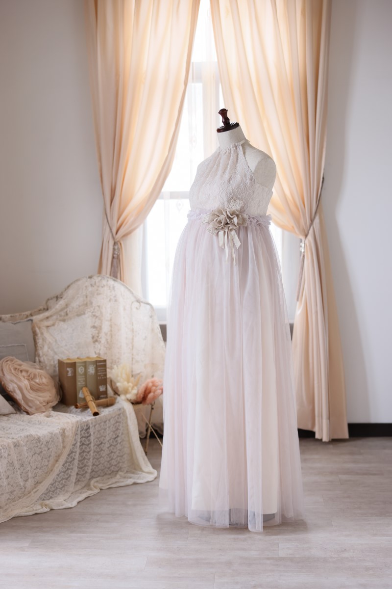 マタニティードレス R-2011 アイボリー - 画像 (4)