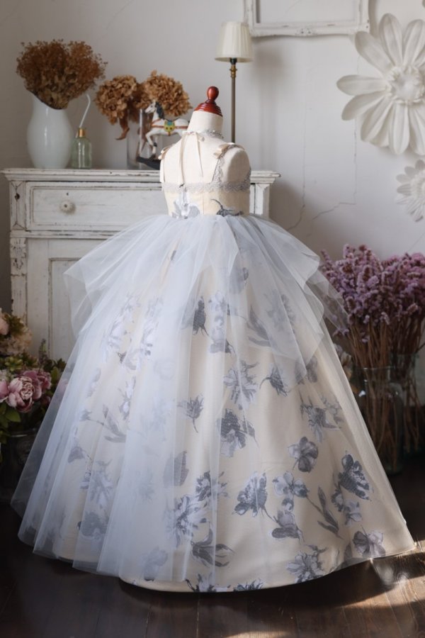 ロングドレスR-090 グレー - 画像 (7)