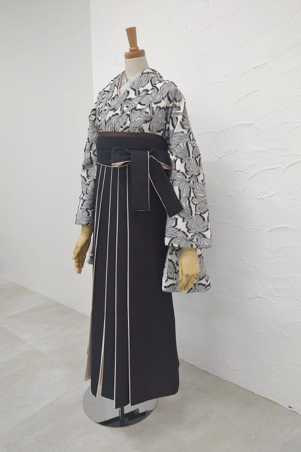 【アウトレット】ラフィネモカ特別現品二尺袖(サイズ1.85)カットジャガード2308-b/RH-51 - 画像 (5)