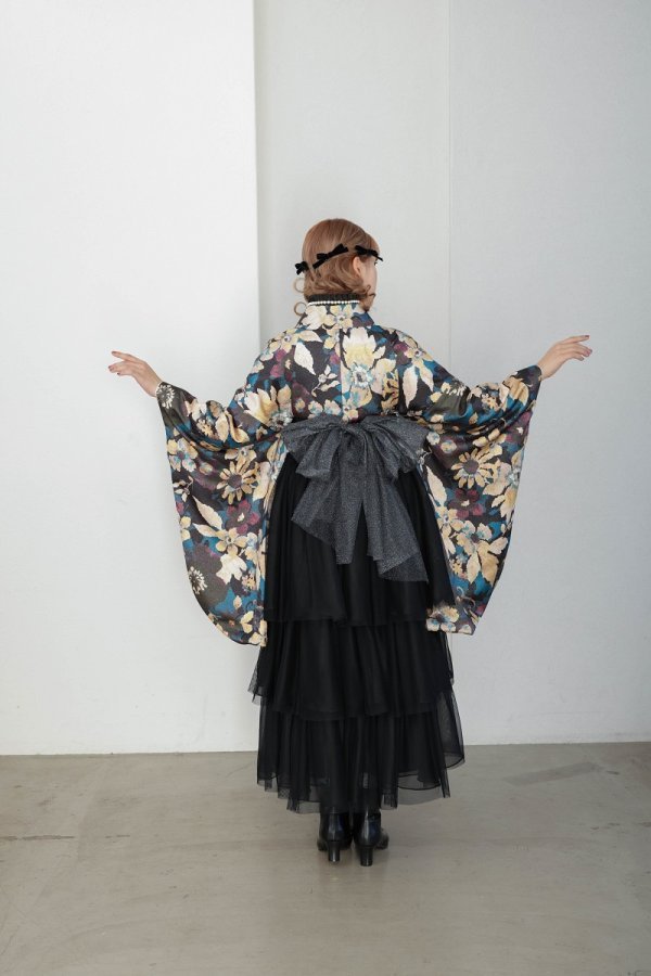 ラフィネモカ二尺袖/ドレス袴 ゴブランRM-181/RH-104【ロイヤルブルー/ブラック】 - 画像 (6)