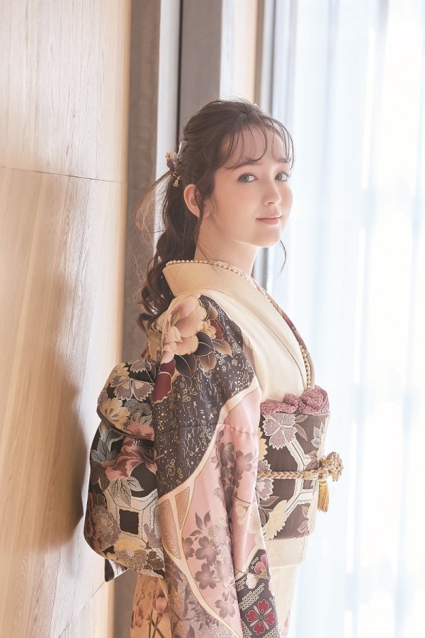 2025正絹振袖　プチブラン№.38807 さくらピンク - 画像 (5)