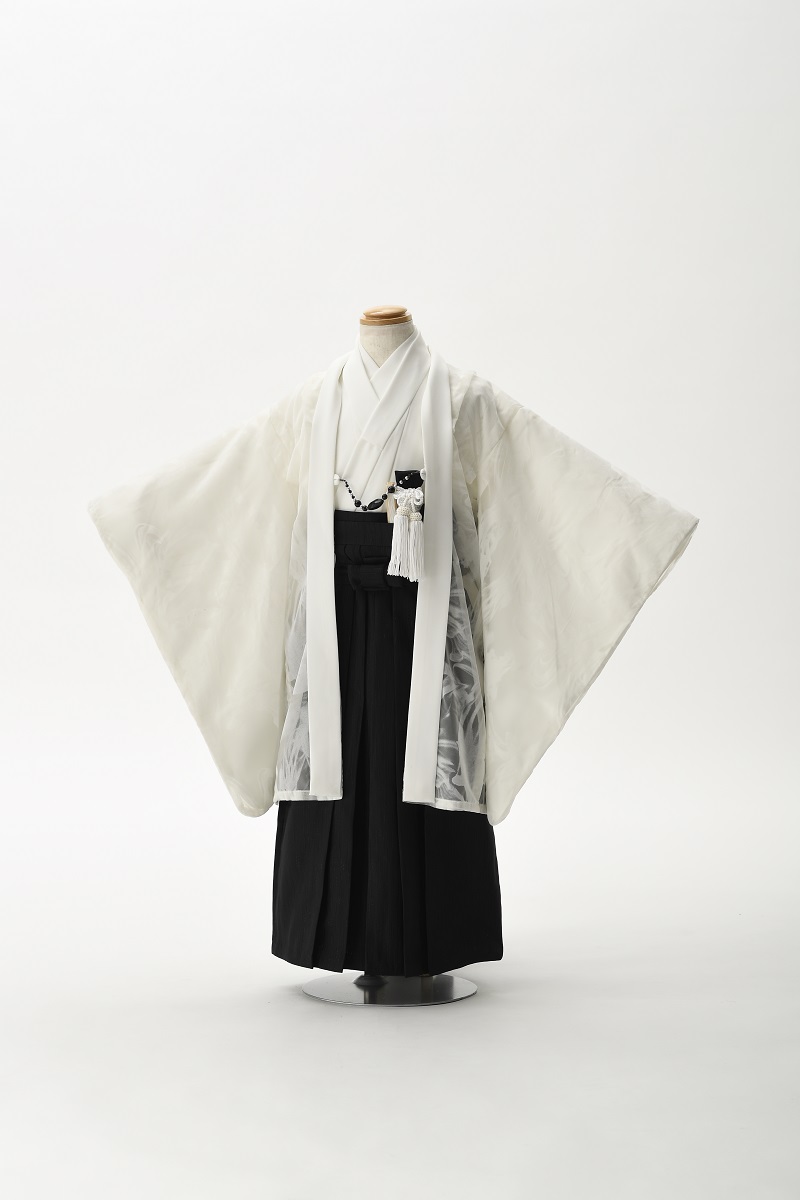 花わらべ男児セット5歳 FR-1フロッキーレース【白】