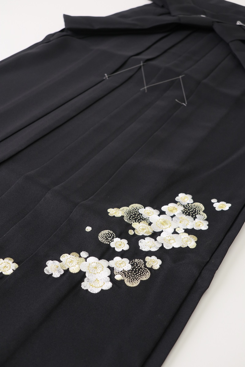 卒業袴 桜刺繍 RMO2401-a2 ブラック - 画像 (3)