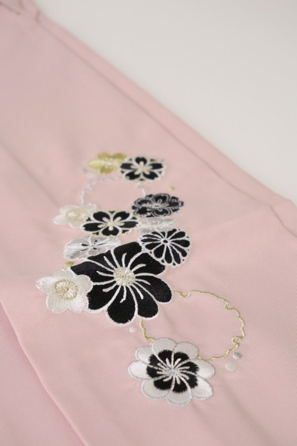 卒業袴 雪輪刺繍 RMO2401-b1 ピンク - 画像 (2)