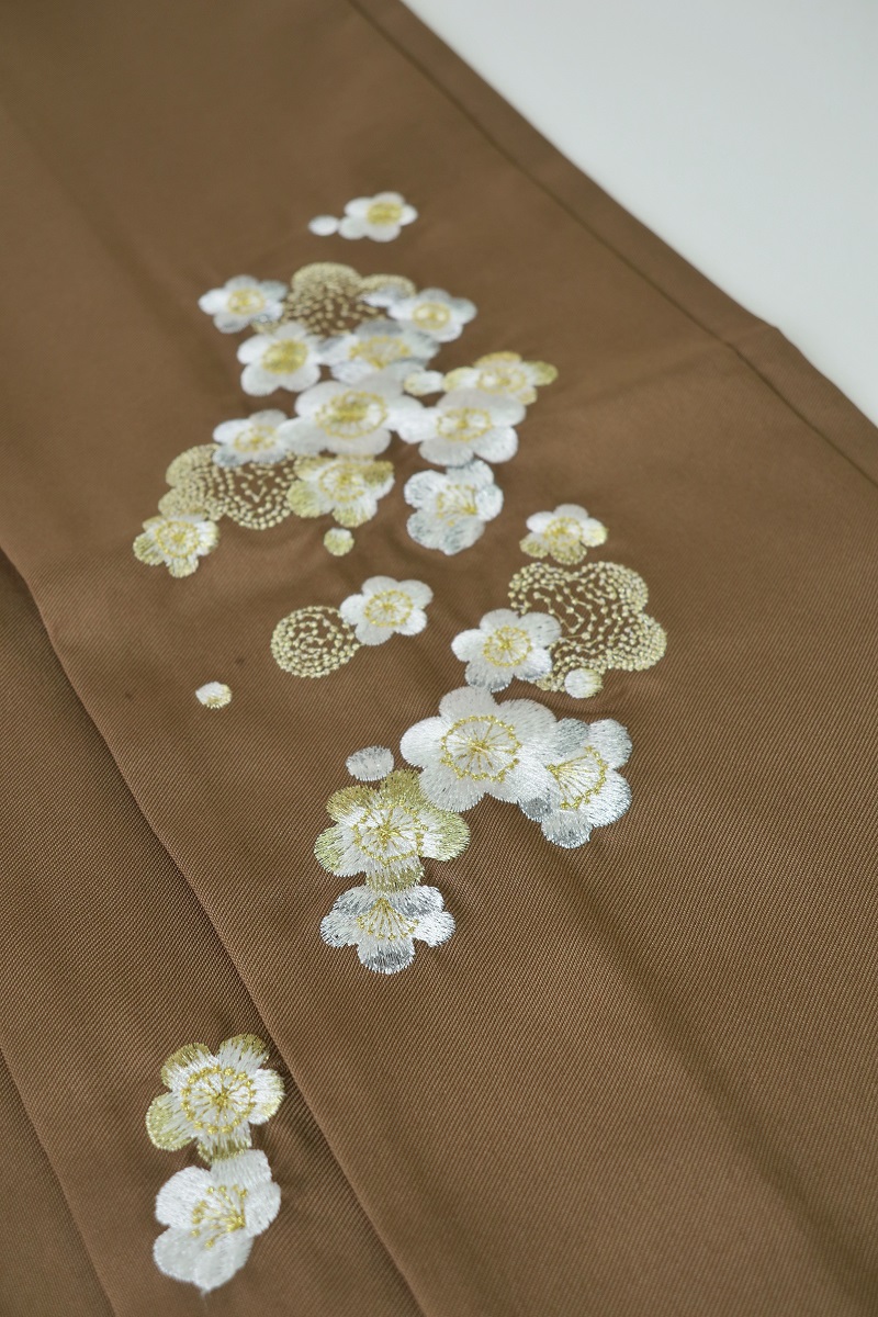 卒業袴 桜刺繍 RMO2401-a3 ブラウン - 画像 (3)