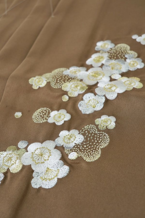 卒業袴 桜刺繍 RMO2401-a3 ブラウン - 画像 (2)