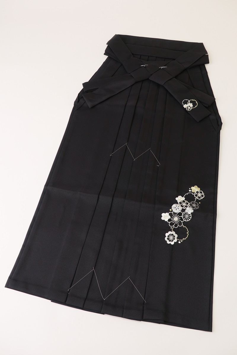 卒業袴 雪輪刺繍 RMO2401-b2 ブラック