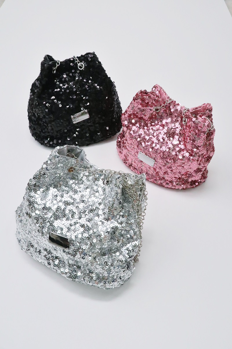 【アウトレット】きんちゃく大スパンコール【各色】