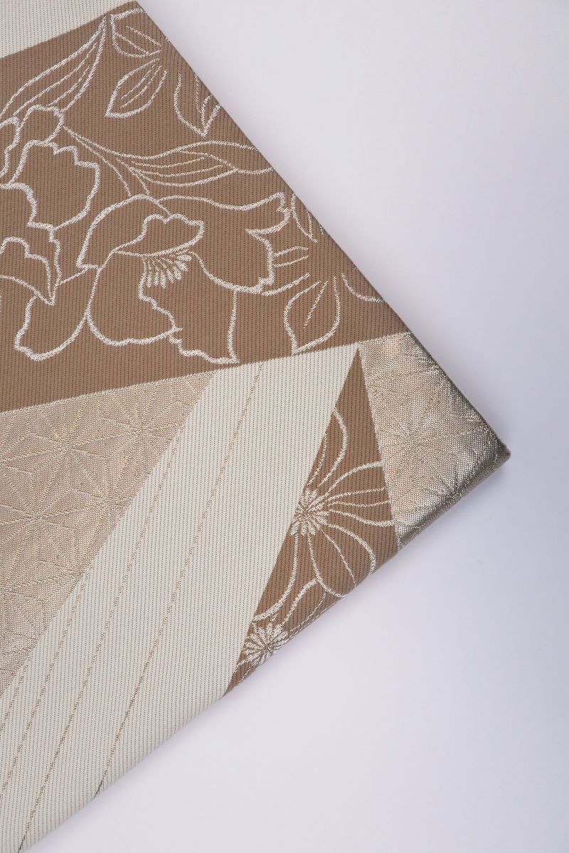 袋帯【正絹】振袖用RO2410-OD24abc 幾何学柄 -3色展開- - 画像 (10)