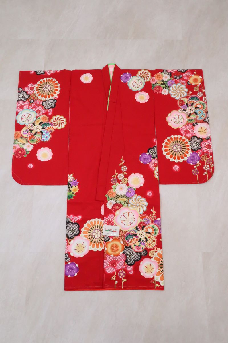 しゃれっこ 7歳きもの -№.「760」赤