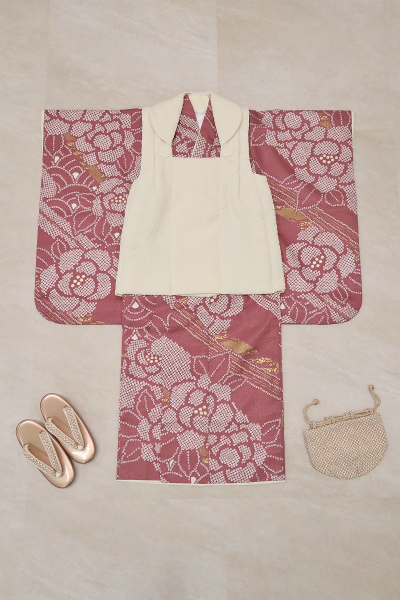 【特別現品】3歳女児被布セット No,「3歳-RTG2412-3b」