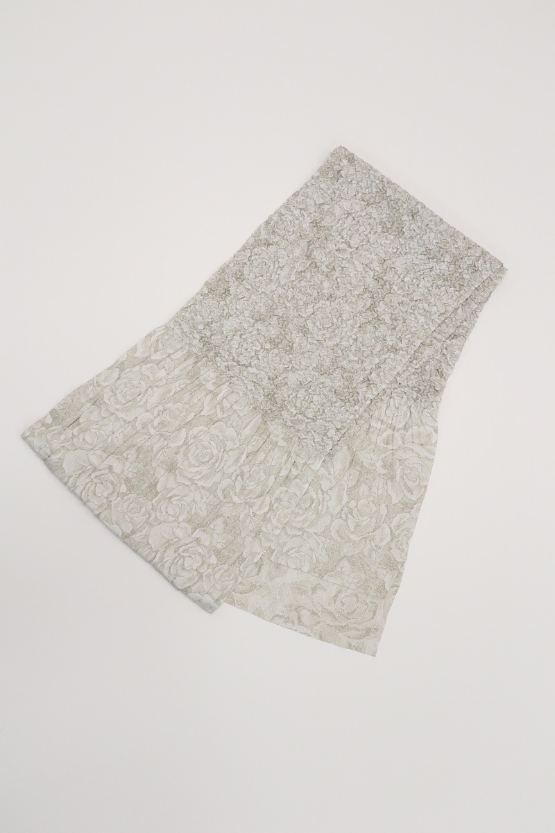 帯揚 ポリ絞り ラメ薔薇 -2色展開- - 画像 (4)