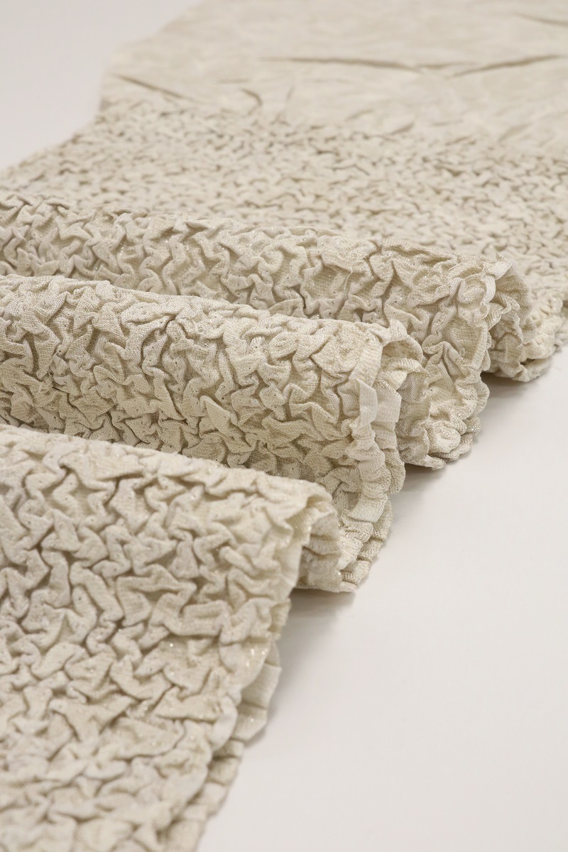 帯揚 ポリ絞り ラメ薔薇 -2色展開- - 画像 (9)