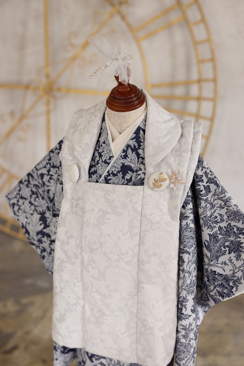 【現品】トワルド・ジュイ-toile de jouy-ファミリー 3歳被布セット RC652-A - 画像 (5)
