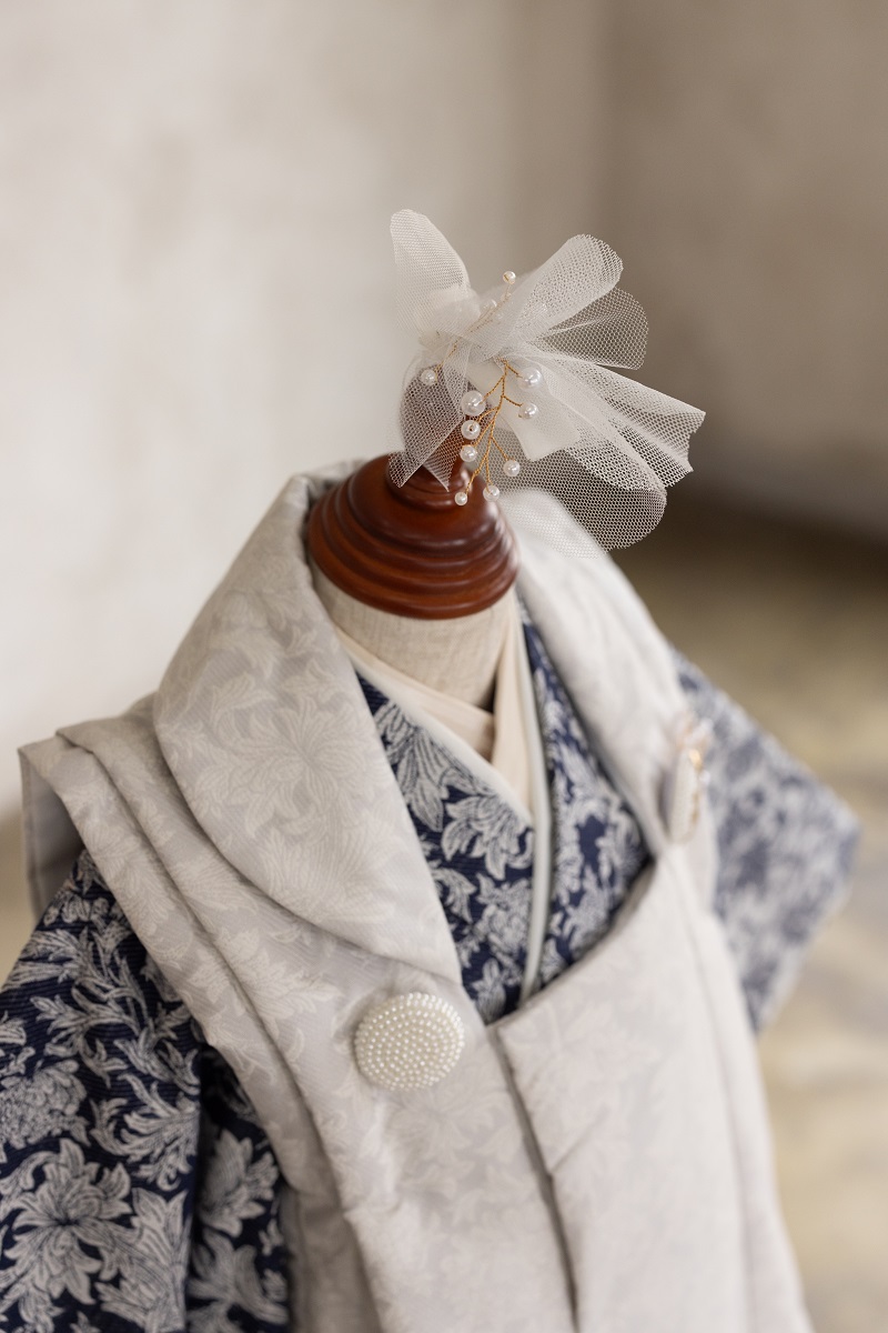 【現品】トワルド・ジュイ-toile de jouy-ファミリー 3歳被布セット RC652-A - 画像 (6)