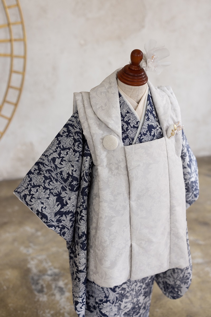 【現品】トワルド・ジュイ-toile de jouy-ファミリー 3歳被布セット RC652-A - 画像 (3)