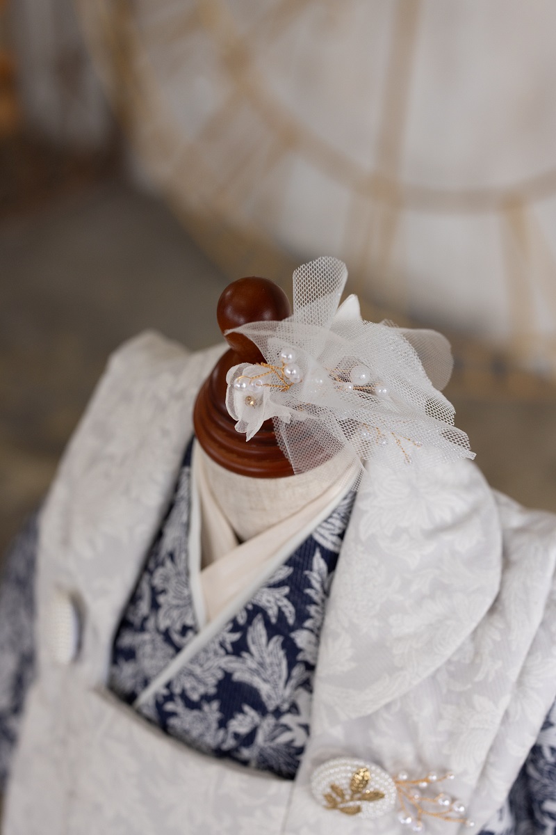 【現品】トワルド・ジュイ-toile de jouy-ファミリー 3歳被布セット RC652-A - 画像 (4)