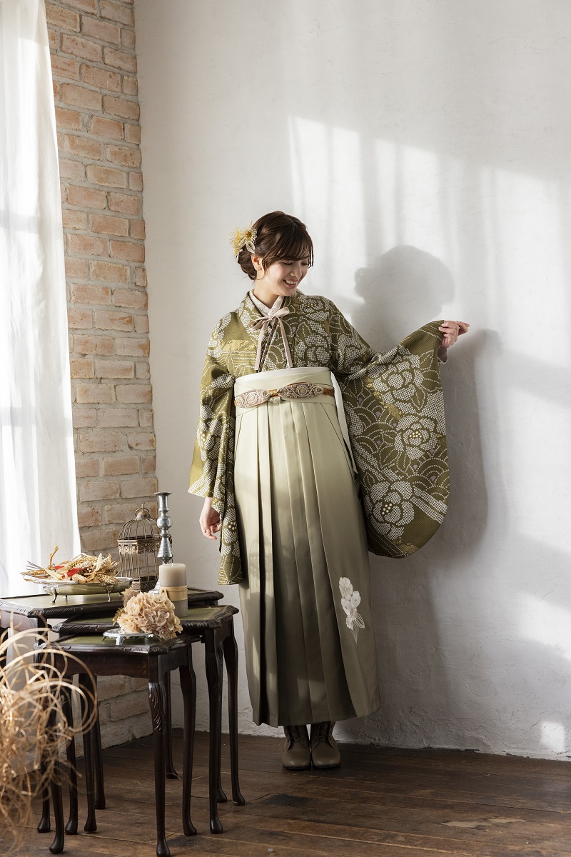 ラフィネモカ二尺袖 ラフィネモカ クラシックRM-136【モスグリーン】 - 画像 (3)