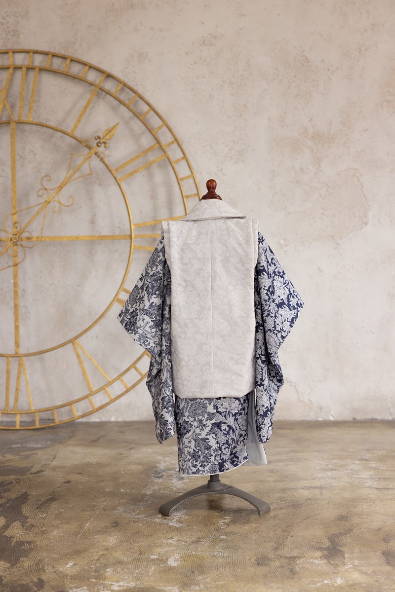 【現品】トワルド・ジュイ-toile de jouy-ファミリー 3歳被布セット RC652-A - 画像 (2)