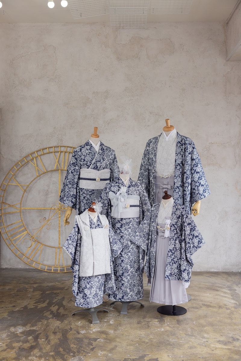 【現品】トワルド・ジュイ-toile de jouy-ファミリー 3歳被布セット RC652-A - 画像 (11)