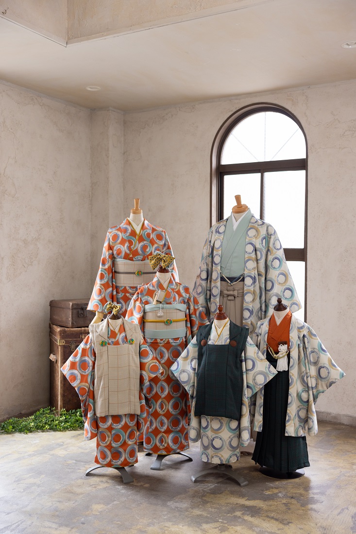 【アウトレット】【現品】ポッピン・ドーナッツ-popin‘ donuts-ファミリー 7歳きもの RC660-A - 画像 (9)