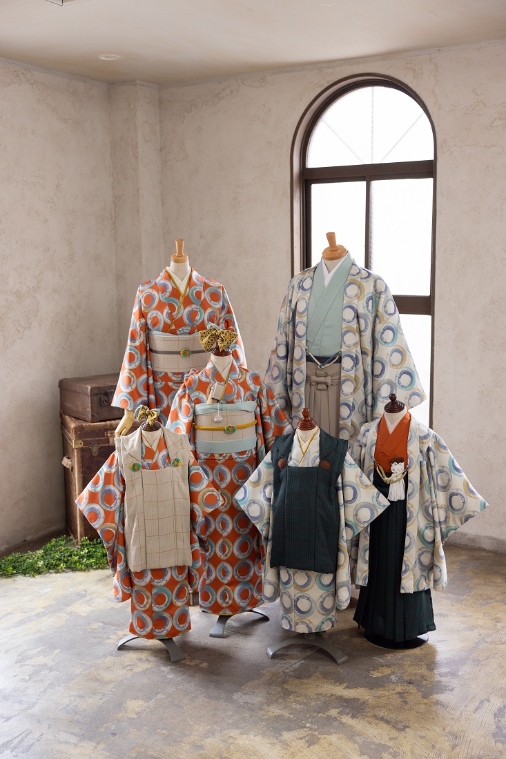 【アウトレット】【現品】ポッピン・ドーナッツ-popin‘ donuts-ファミリー 7歳きもの RC660-A - 画像 (12)