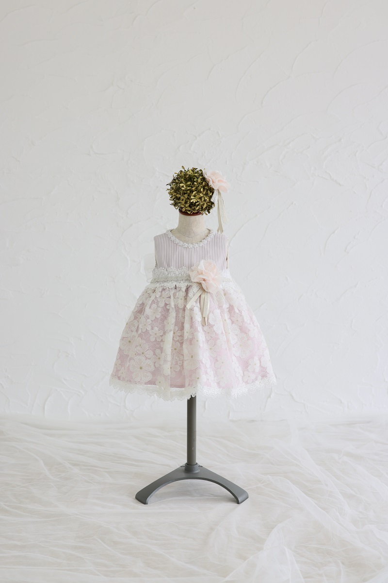 【現品80cm】ショートドレスR-135 ピンク - 画像 (2)