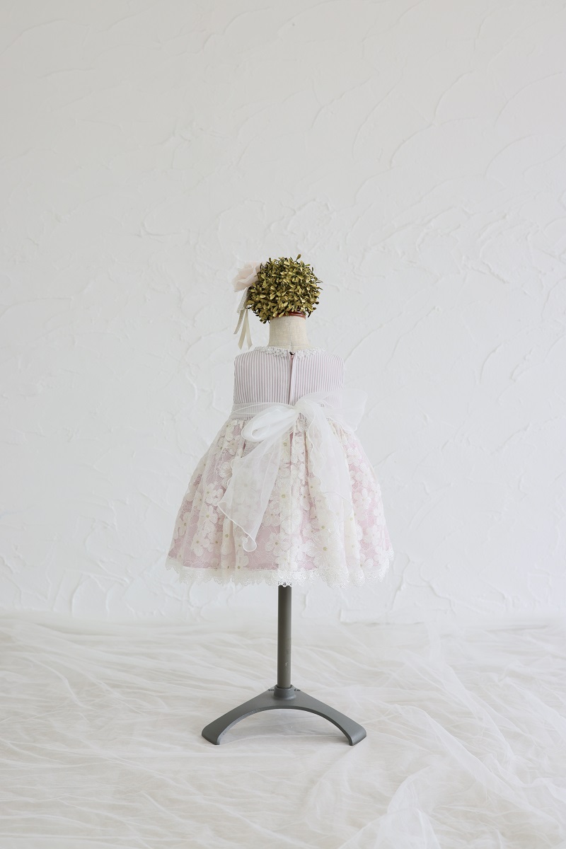 【現品80cm】ショートドレスR-135 ピンク - 画像 (3)