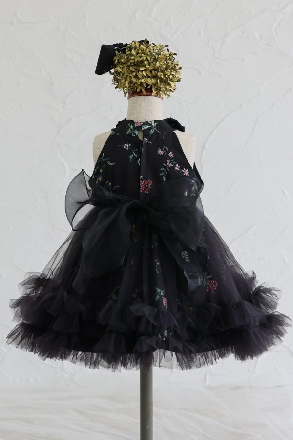 【現品80cm】ショートドレスR-136 ブラック - 画像 (5)