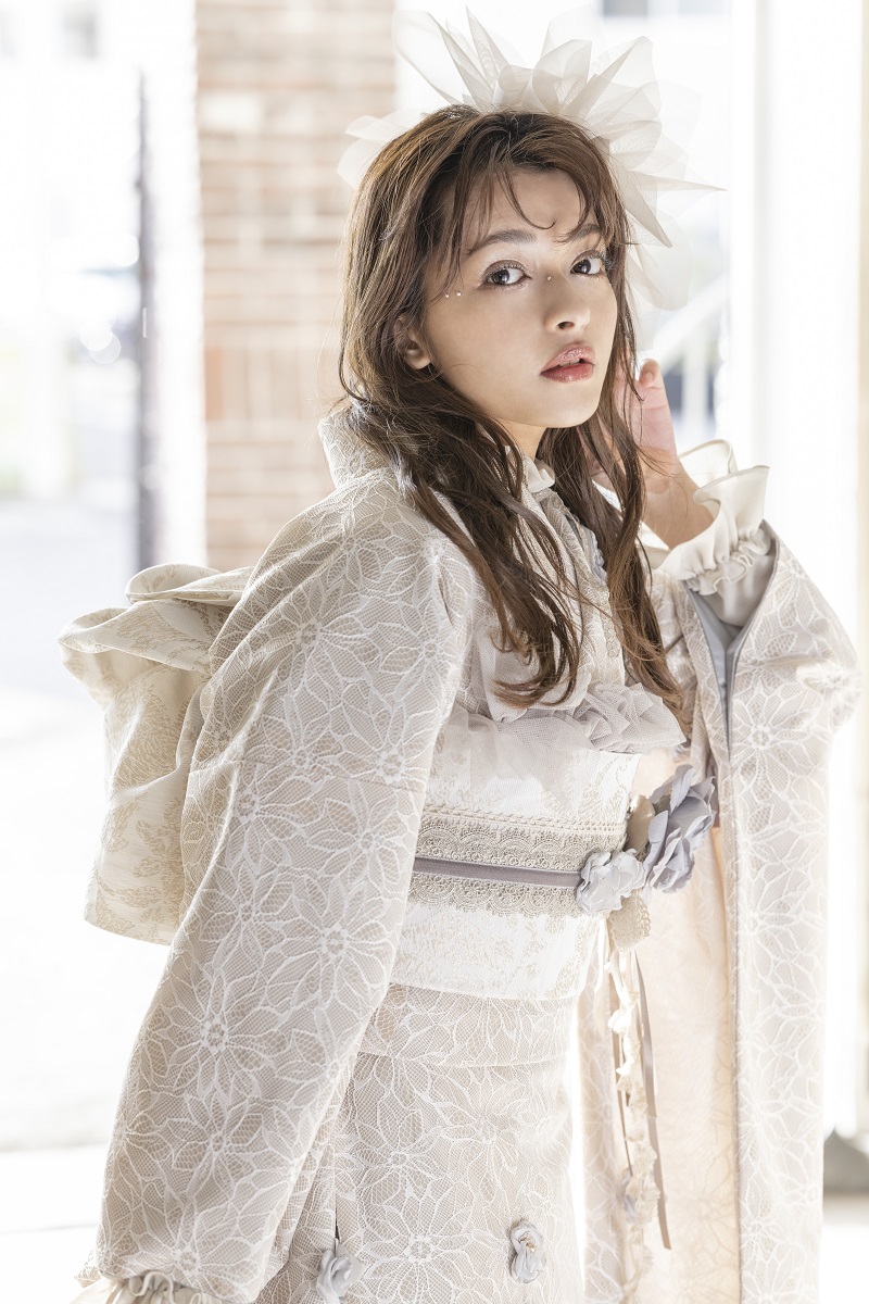 袋帯【正絹】振袖用 GFO-56オフホワイト - 画像 (2)