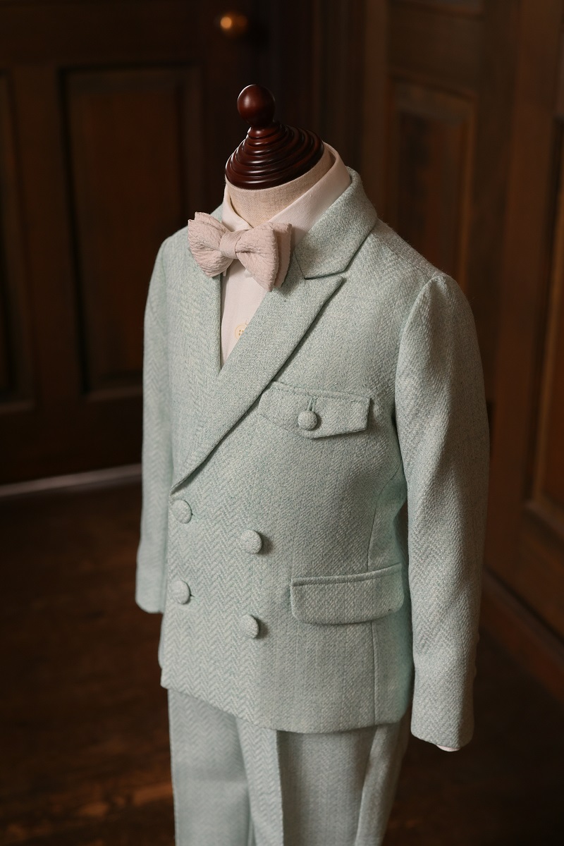 【現品100㎝】キッズタキシード RT-044 ミント - 画像 (3)