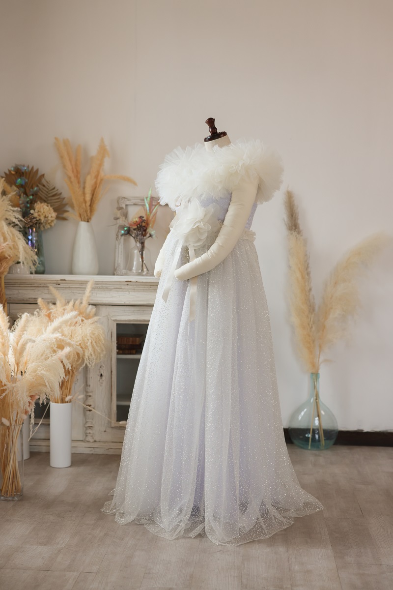 【現品】マタニティードレス R-2019　パープル - 画像 (4)