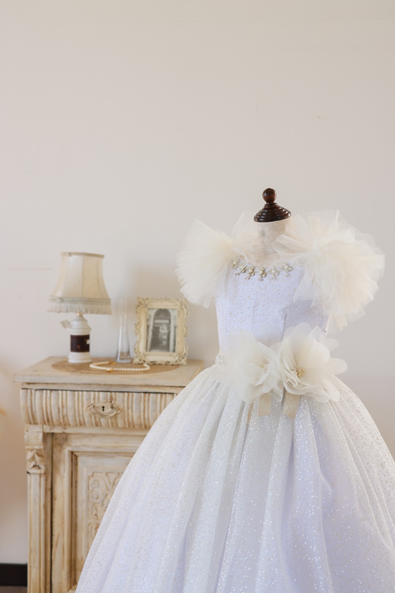 【現品120㎝】ロングドレスR-129 パープル - 画像 (4)