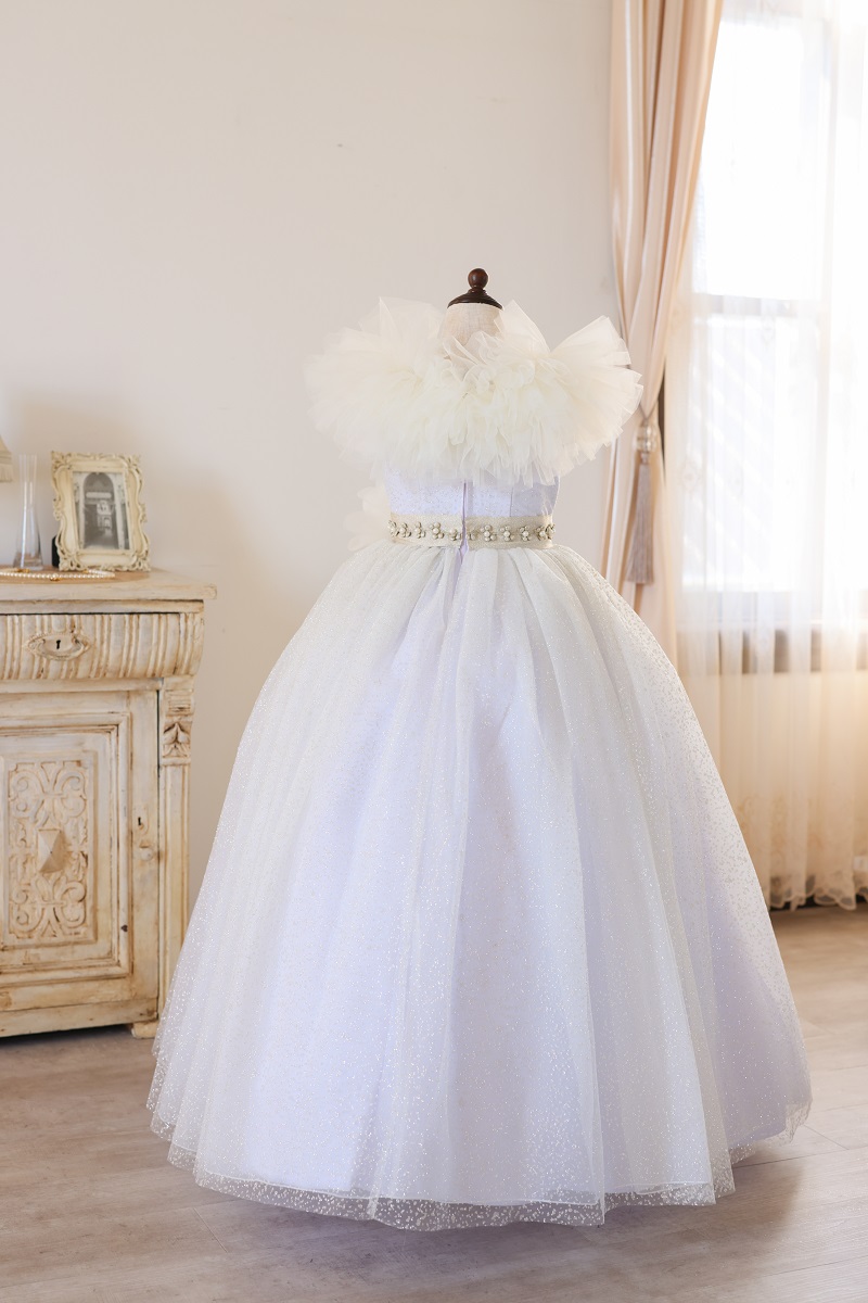 【現品120㎝】ロングドレスR-129 パープル - 画像 (2)