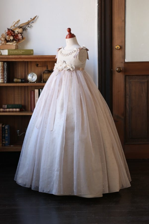 ロングドレスR-087 ピンク